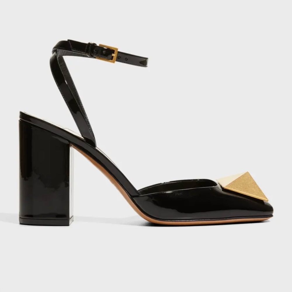 *NWT* Valentino Garavani One Stud 90mm Patent Leather Pumps - Picture 2 of 6